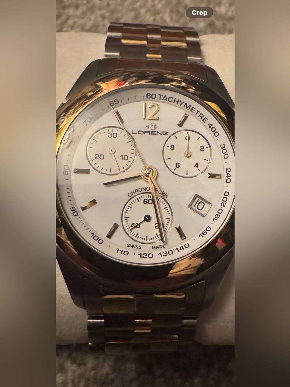 Lorenz vintage steel watch